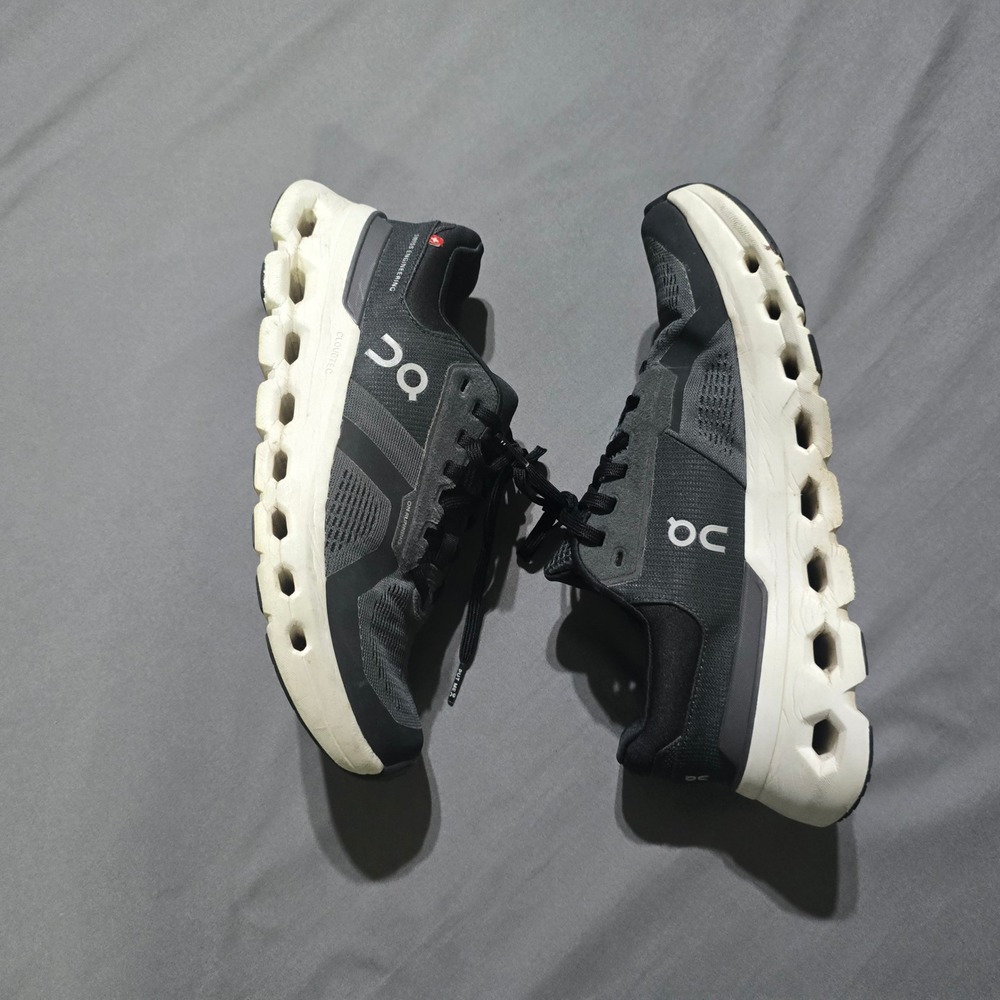 On Cloudstratus Running Shoes Women 7.5 Black Shadow CloudTec 3WE10130264